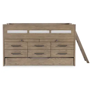 Wyatt Complete Captains Bed W Trundle - Twin