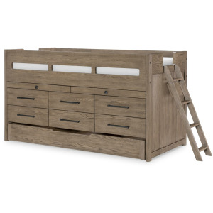 Wyatt Complete Captains Bed W Trundle - Twin