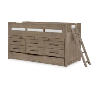 Wyatt Complete Captains Bed W Trundle - Twin
