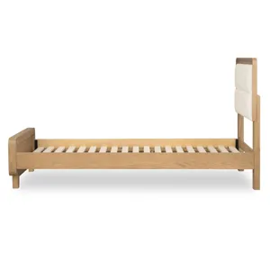 Theo Complete Upholstered Panel Bed - Twin