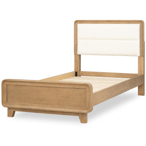 Theo Complete Upholstered Panel Bed - Twin