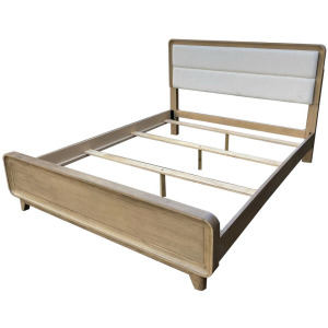 Theo Complete Upholstered Panel Bed - Queen