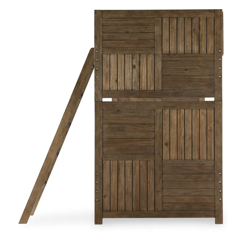 Summer Camp Bunk Headboard And Footboard Brown Finish