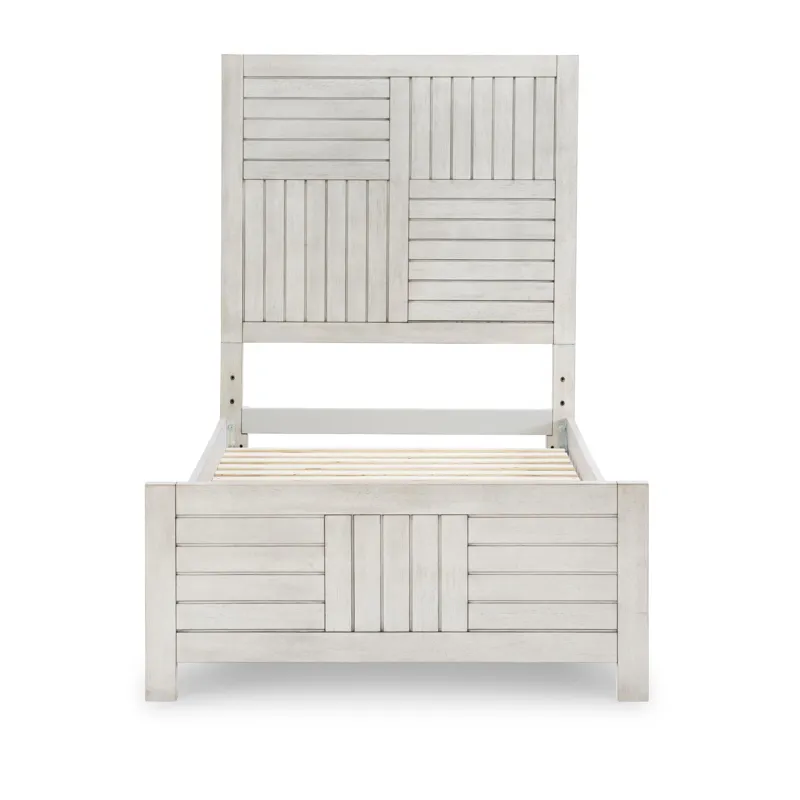 Summer Camp Panel Headboard, Stone Path Gray Finish - Twin