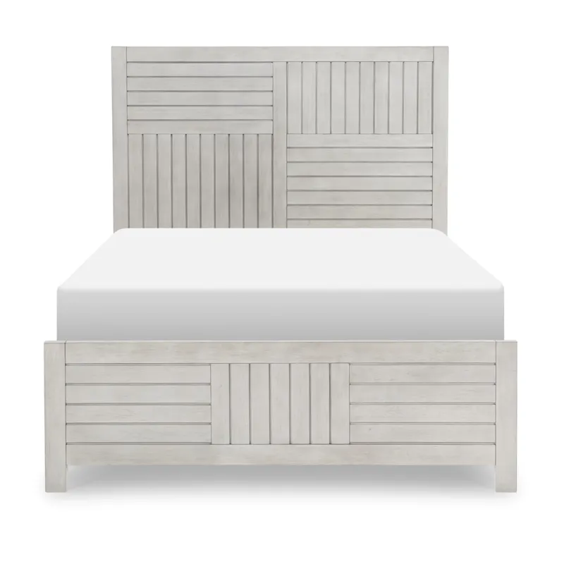 Summer Camp Panel Headboard, Stone Path Gray Finish - Full