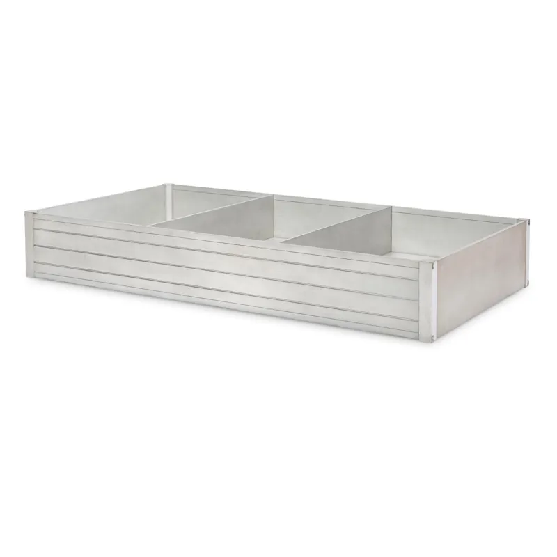 Summer Camp Trundle Storage Drawer Stone Path Gray Finish