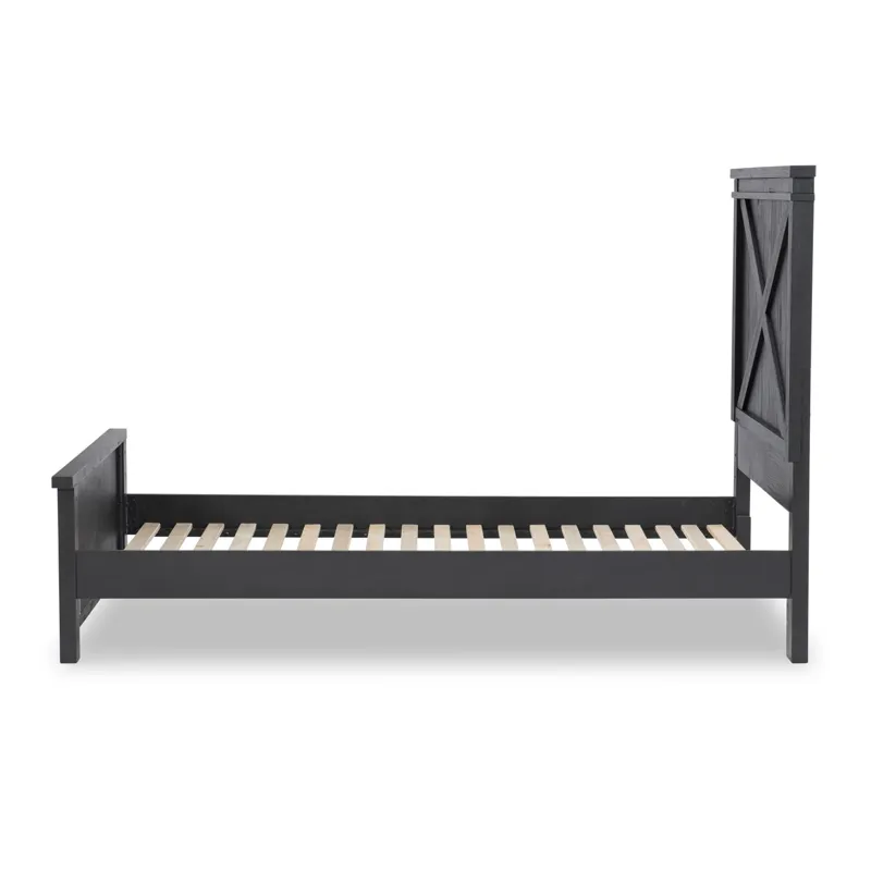 Flatiron Panel Headboard Black Finish - Twin