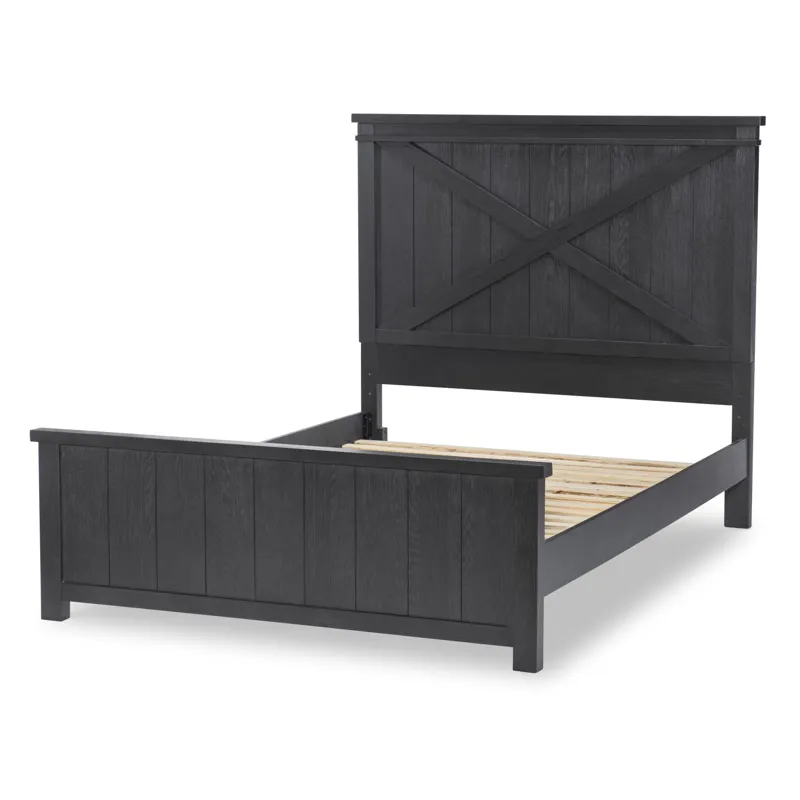 Flatiron Panel Headboard Black Finish - Full
