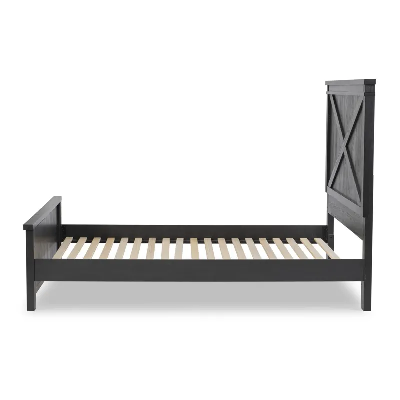 Flatiron Panel Headboard Black Finish - Full