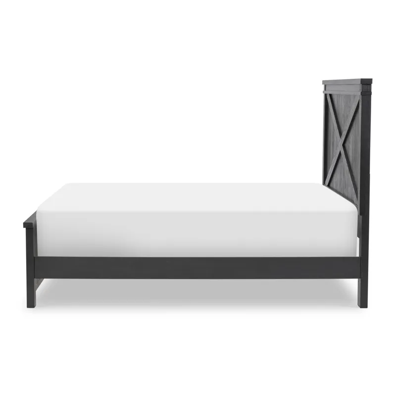 Flatiron Panel Headboard Black Finish - Full
