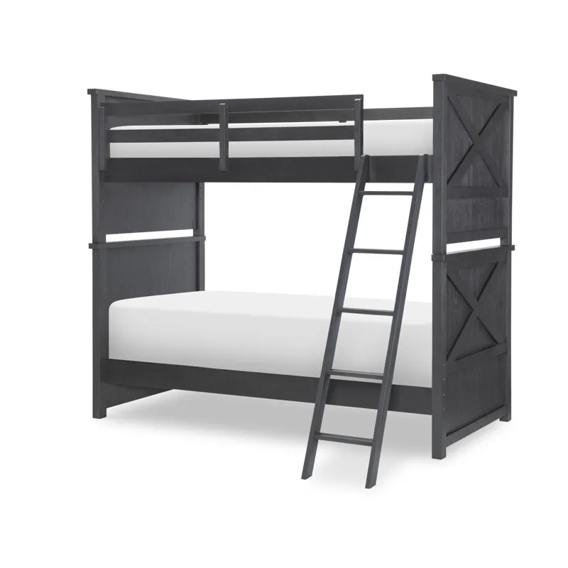 Flatiron Ladder And Guard Rails Black Finish