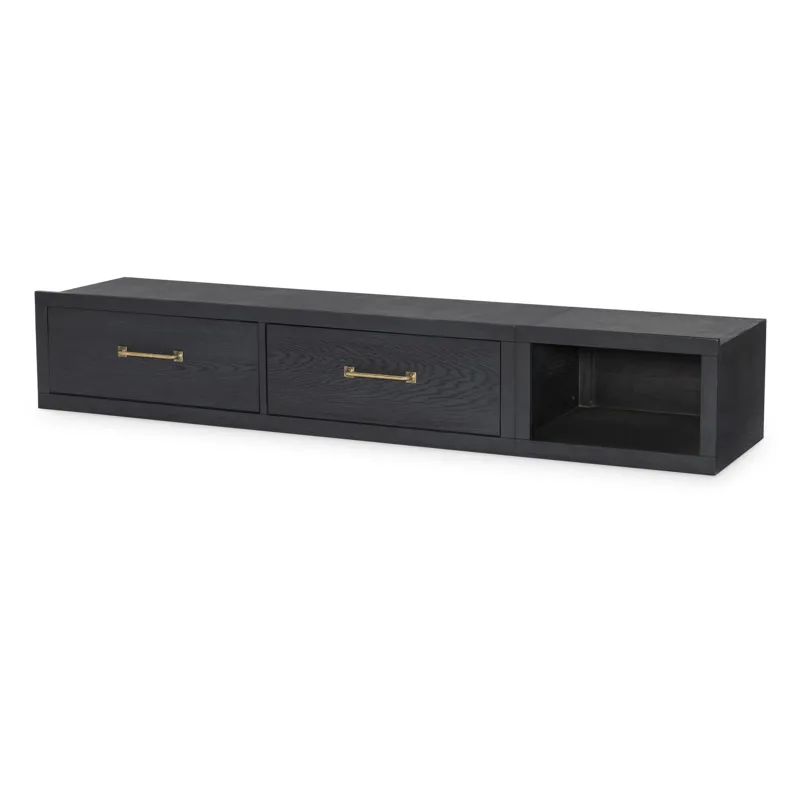 Flatiron Underbed Storage Unit Black Finish