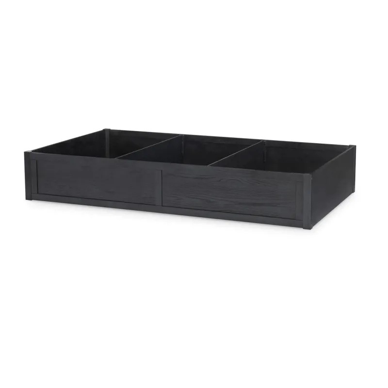Flatiron Trundle Storage Drawer Black Finish