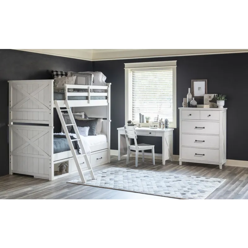 Flatiron Bolting Bunk Rails White Finish