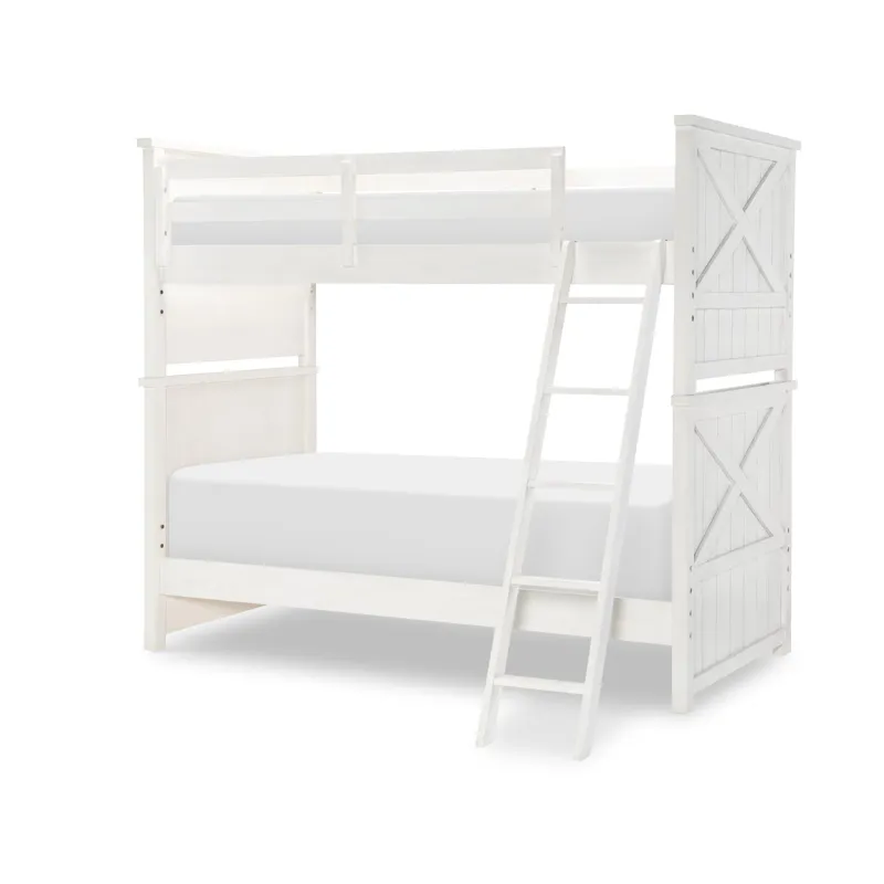 Flatiron Bunk Headboard And Footboard White Finish