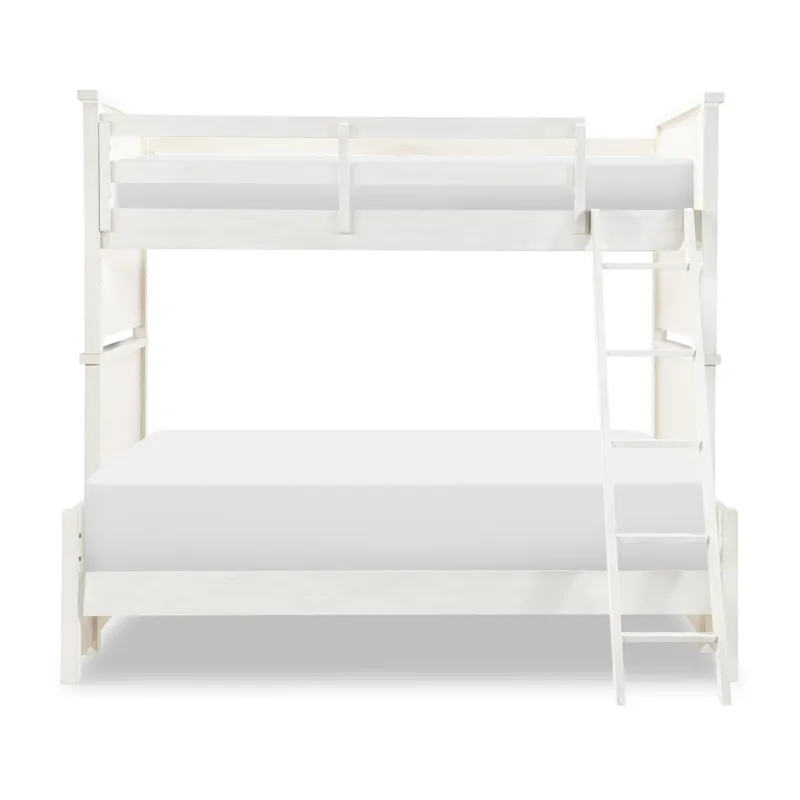 Flatiron Full Size 46 Bottom Bunk White Finish