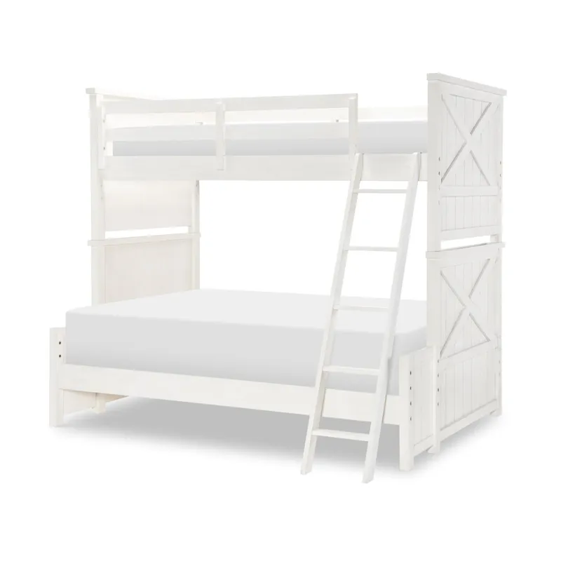 Flatiron Full Size 46 Bottom Bunk White Finish