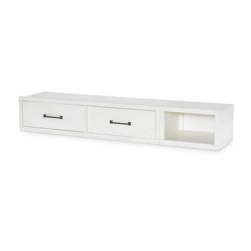 Flatiron Underbed Storage Unit White Finish