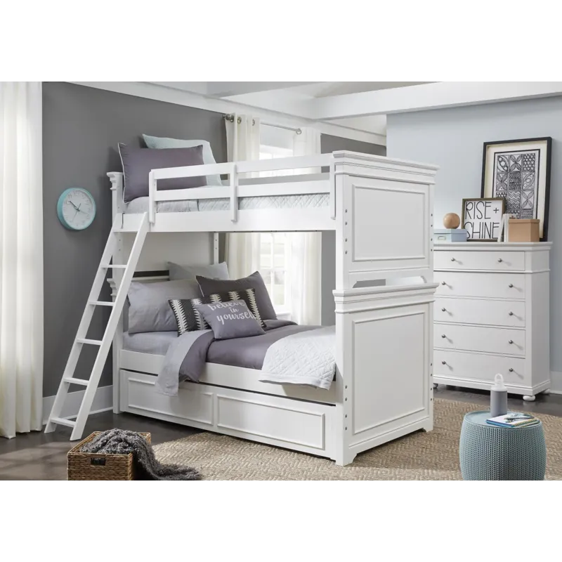 Canterbury 2.0 Complete Bunk Twin White Finish