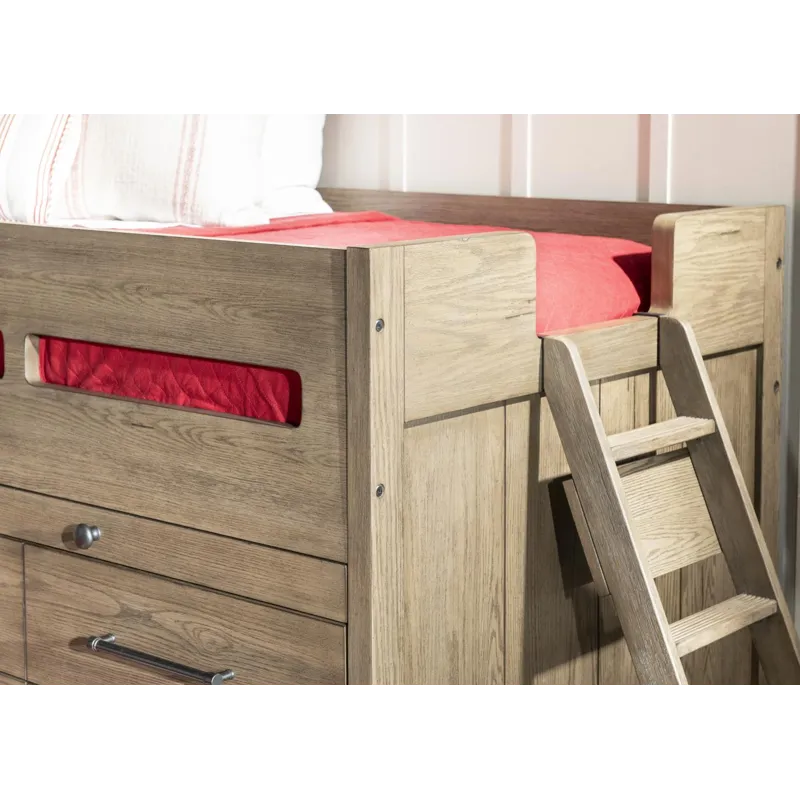Wyatt Complete Captains Bed W Trundle - Twin