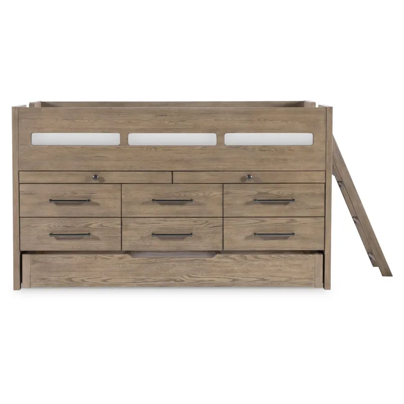 Wyatt Complete Captains Bed W Trundle - Twin