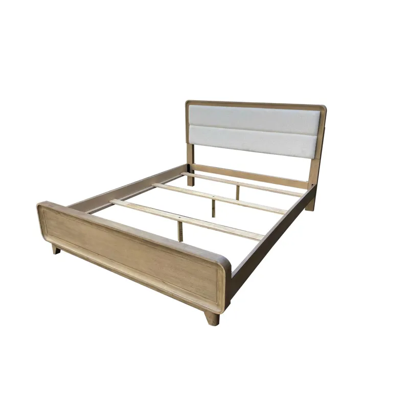 Theo Complete Upholstered Panel Bed - Queen