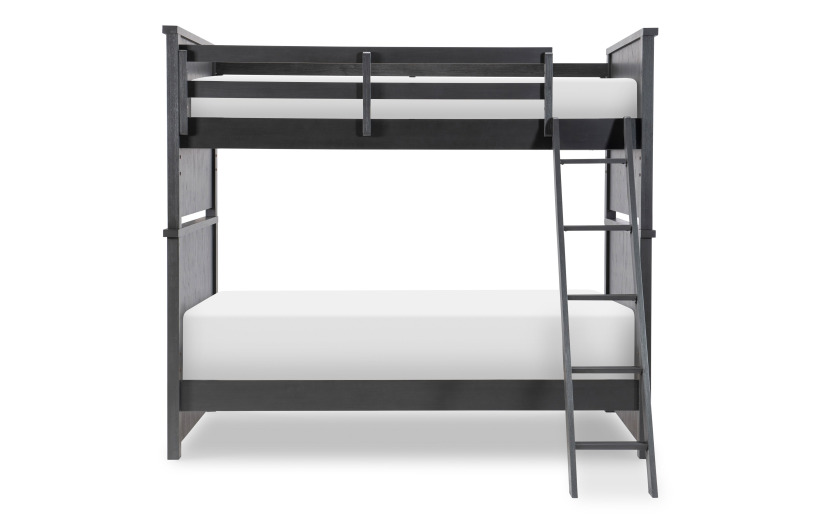 Flatiron Black Complete Twin Over Twin Bunk Bed Black Finish 18608110K by Legacy Classic Kids