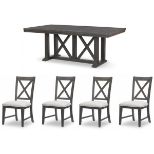 Briarwood 5 PC Trestle Dining Set