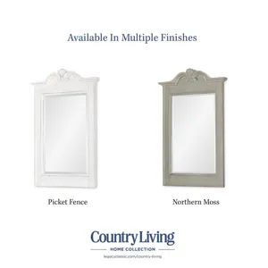 Vintage Market Scalloped Mirror