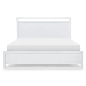 Summerland Panel Headboard Ca White Finish - King/California King