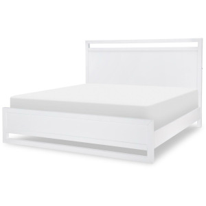 Summerland Panel Headboard White Finish - Queen