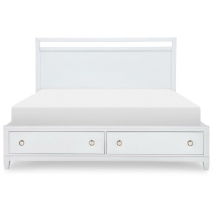 Summerland Storage Rails Ca White Finish - King/California King