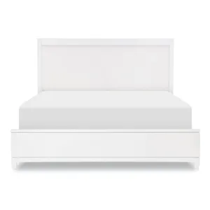 Summerland Upholstered Headboard Ca White Finish - King/California King