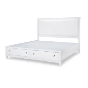 Summerland Storage Footboard Ca White Finish - King/California King