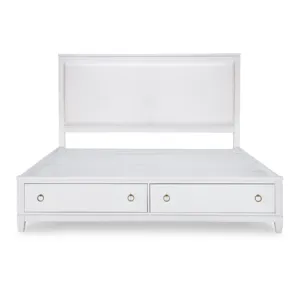 Summerland Storage Footboard Ca White Finish - King/California King