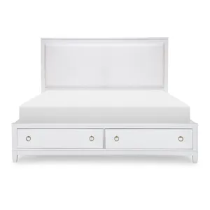Summerland Storage Footboard Ca White Finish - King/California King