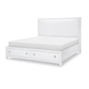 Summerland Storage Footboard Ca White Finish - King/California King