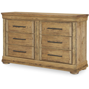 VINEYARD BRNW 6 DRWR DRESSER