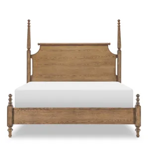 Vintage Market Complete High/Low Poster Bed - Queen