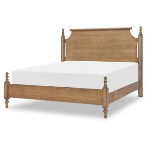 Vintage Market Complete High/Low Poster Bed - Queen