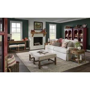 Vintage Market Splayed Bobbin Leg 1 Drw End Table