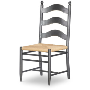 Vintage Market Rush Seat Ladder Back Side Chair