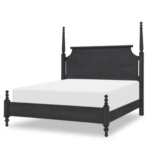 Vintage Market Complete High/Low Poster Bed - Queen