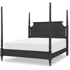 Vintage Market Complete High/Low Poster Bed - Queen