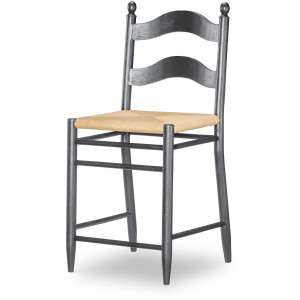 Vintage Market Rush Seat Ladder Back Counter Height Chair