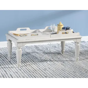 Vintage Market Tray Top Cocktail Table