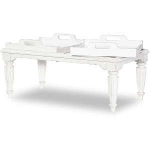 VINEYARD WHT TRY TOP CKT TABLE