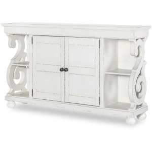 VINEYARD WHT CORBEL CONSOLE