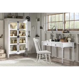 Vintage Market Turned Bobbin Leg Writing Desk