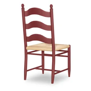 Vintage Market Rush Seat Ladder Back Side Chair
